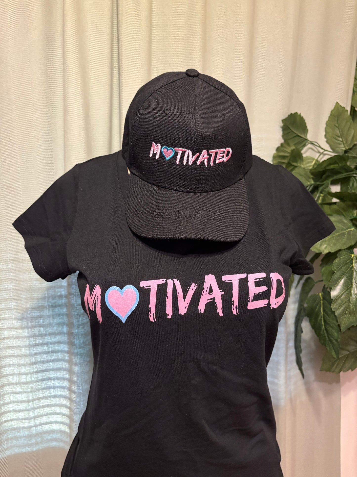 Labor Day Promo! Motivated Set: T-Shirt & Baseball Cap