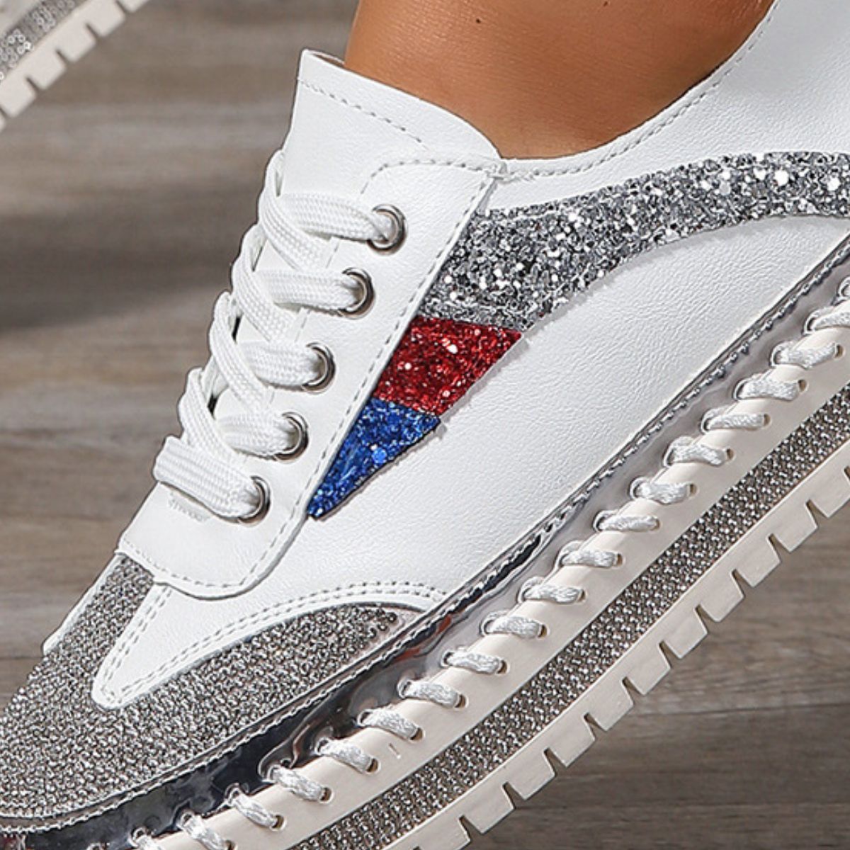 Rana Rhinestone Sneakers