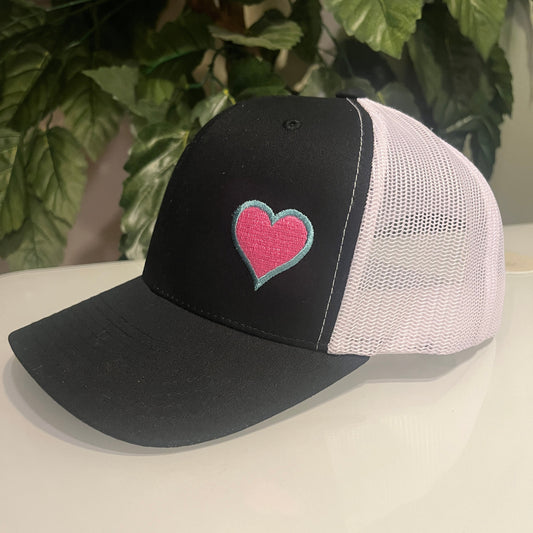 Black & White Branded Love 4 Essentials Baseball Cap