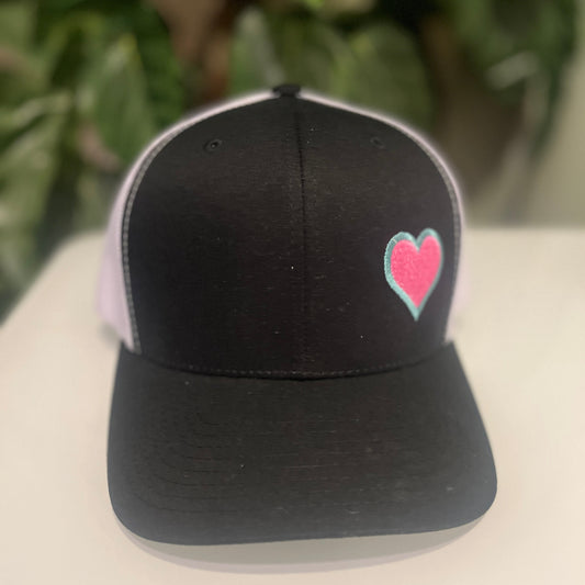 Black & White Branded Love 4 Essentials Baseball Cap