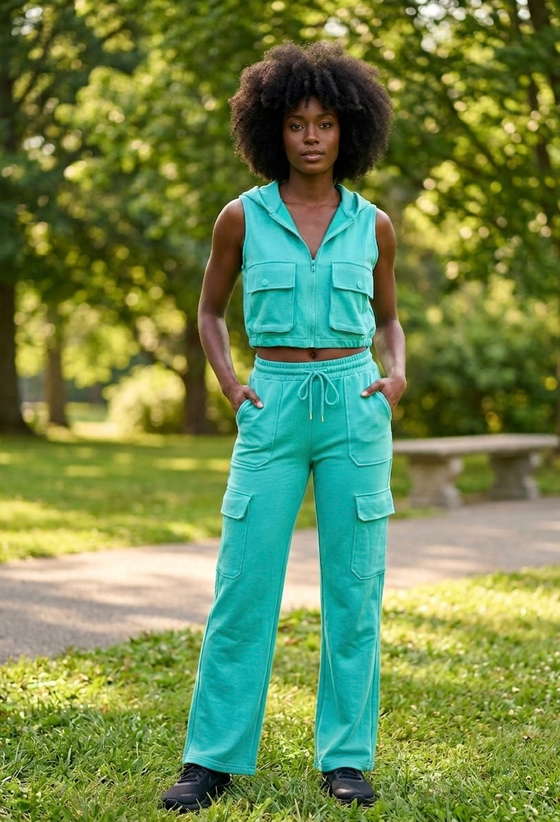 Gisel Green 2 Piece Set